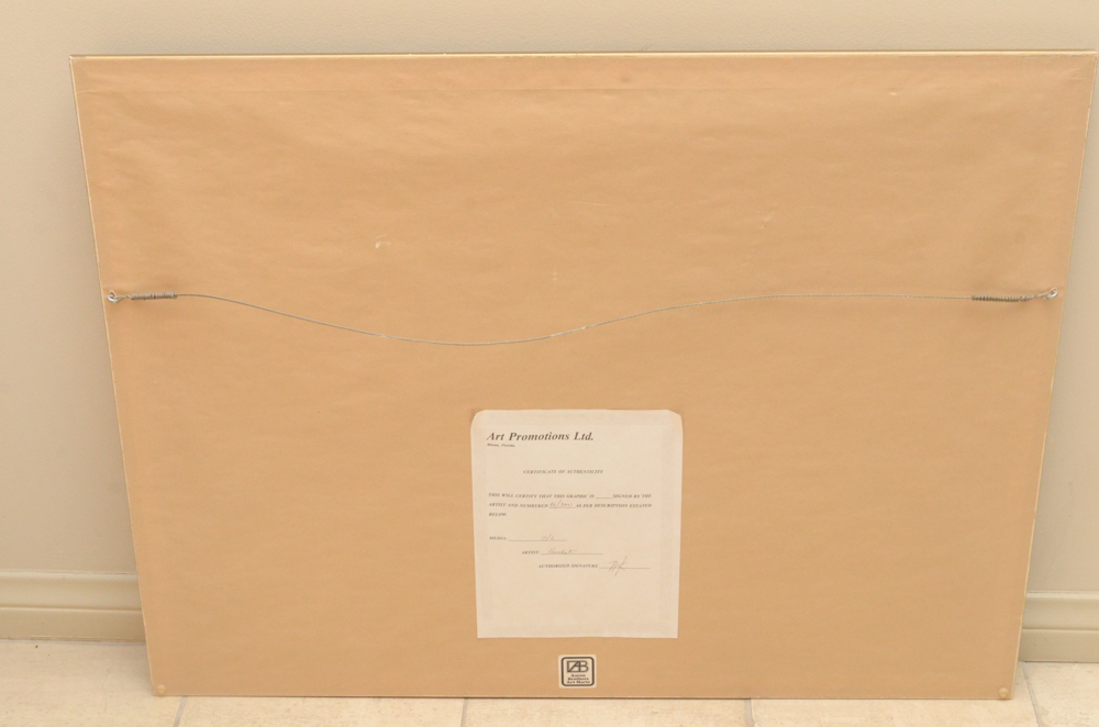 Urbain Huchet Limited Edition Lithograph "Low Tide"