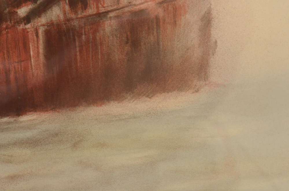 Artists Proof Lithograph "Coastal Boat"