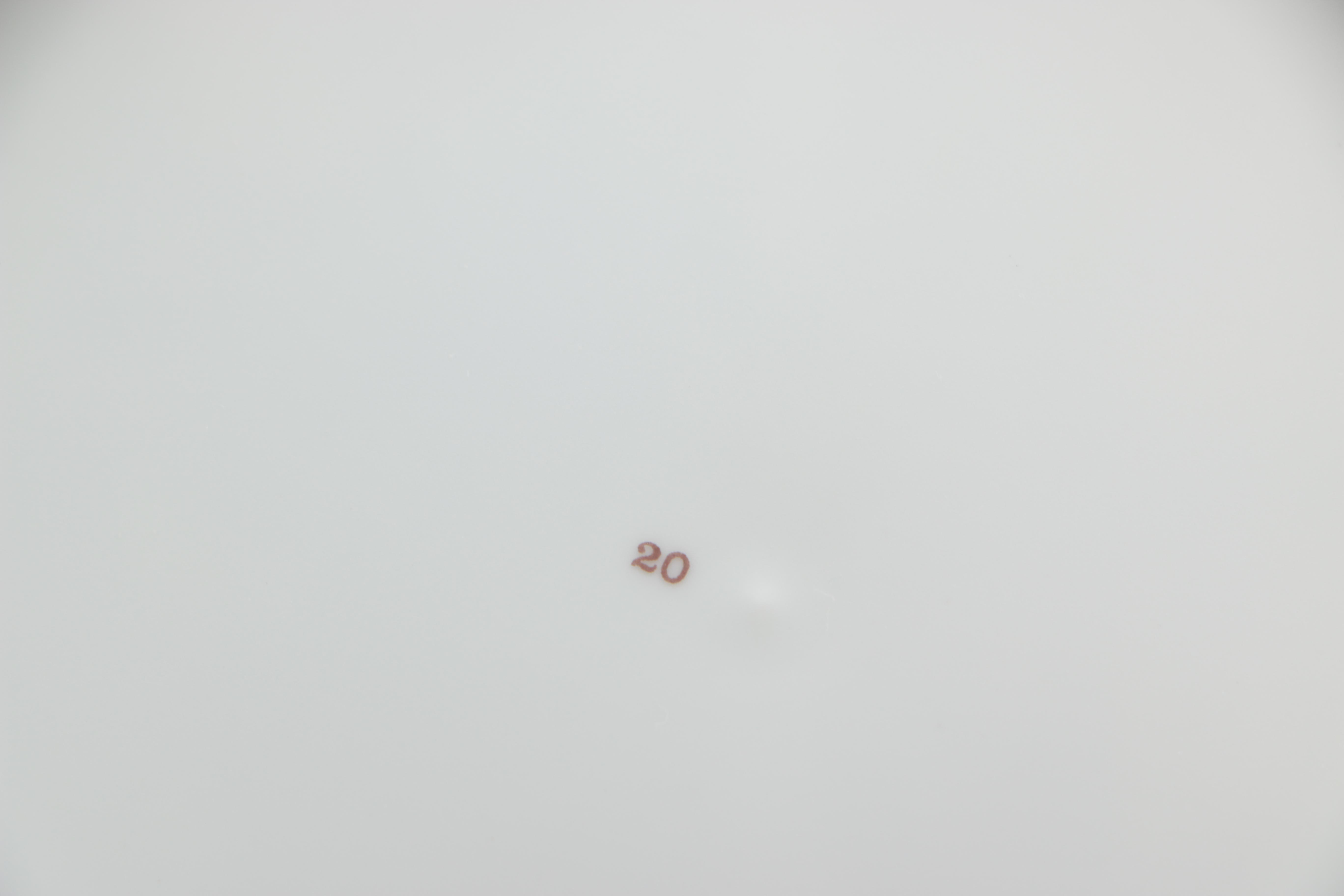 French Porcelain Dishes With Gastronomic Themes