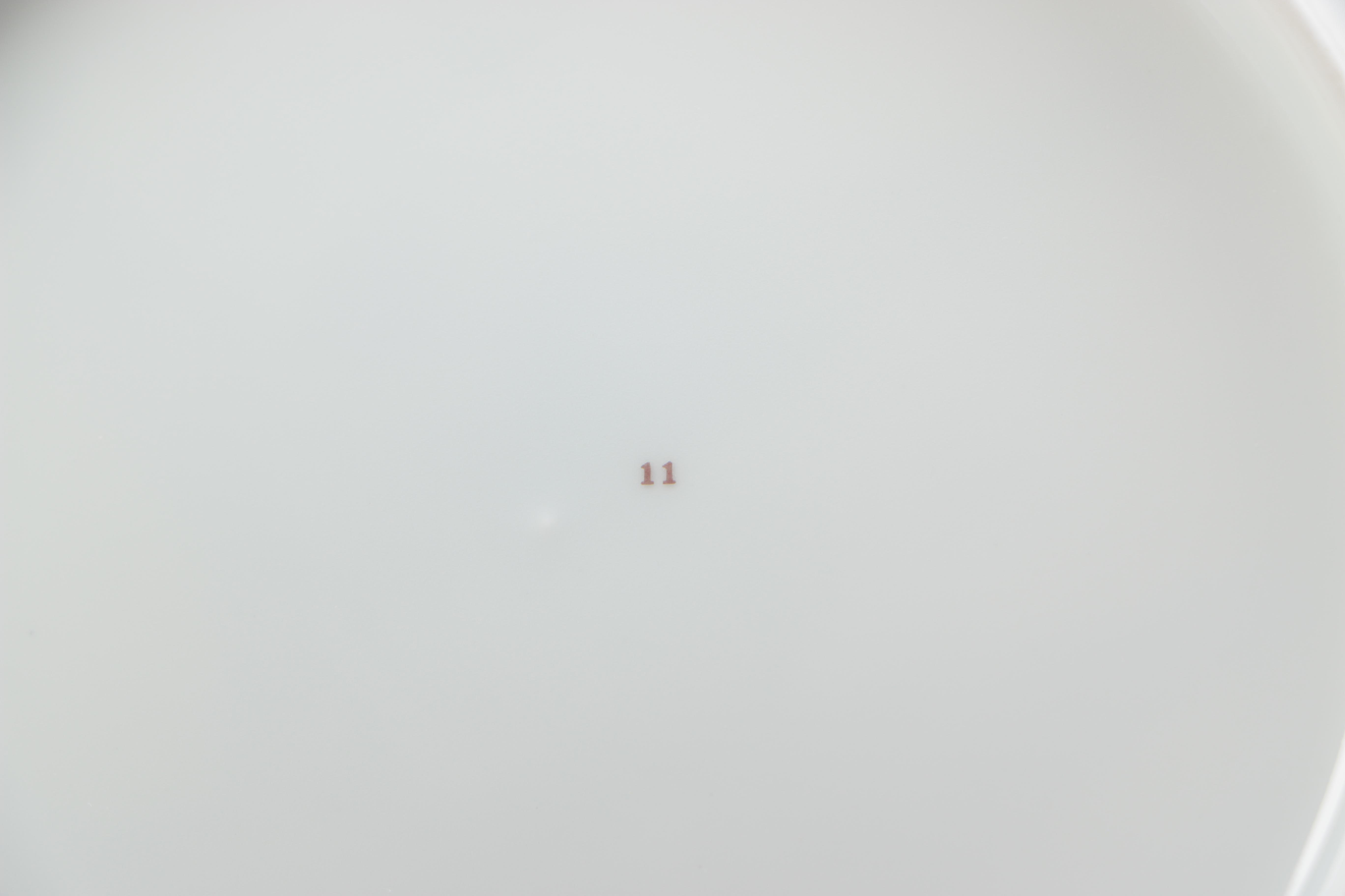 French Porcelain Dishes With Gastronomic Themes