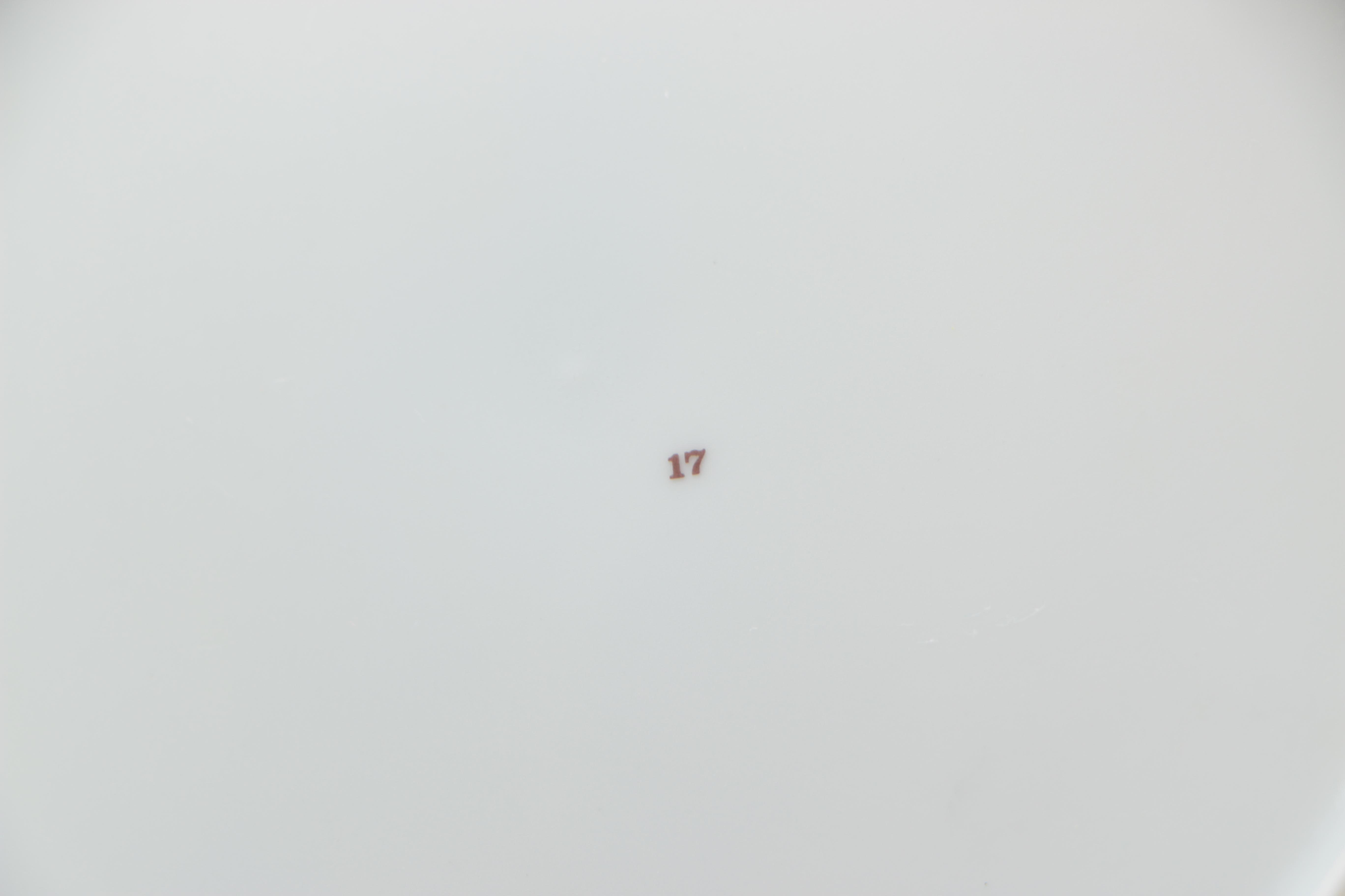 French Porcelain Dishes With Gastronomic Themes