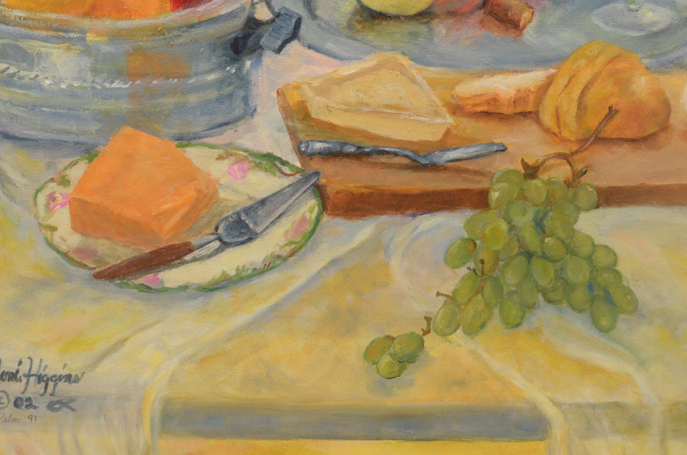 Noni Higgins Oil Painting of a Still Life