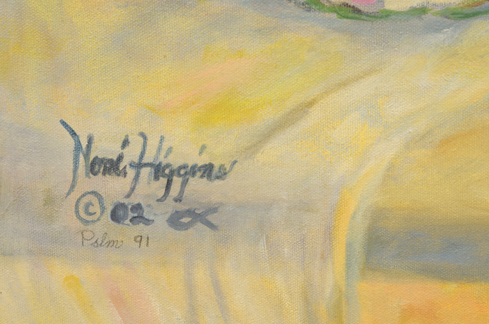 Noni Higgins Oil Painting of a Still Life