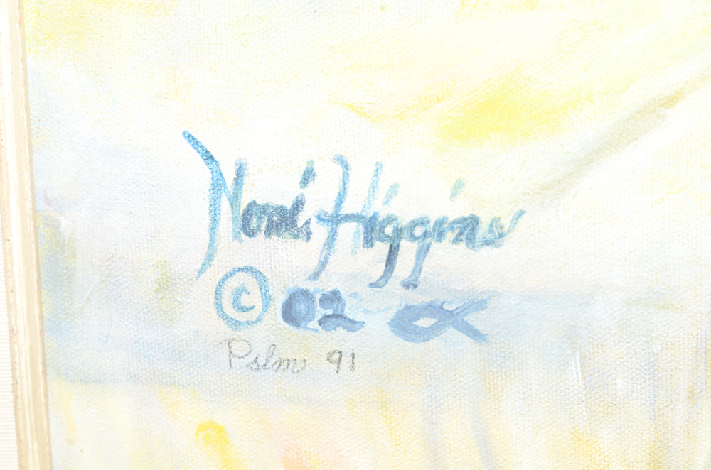 Noni Higgins Oil Painting of a Still Life