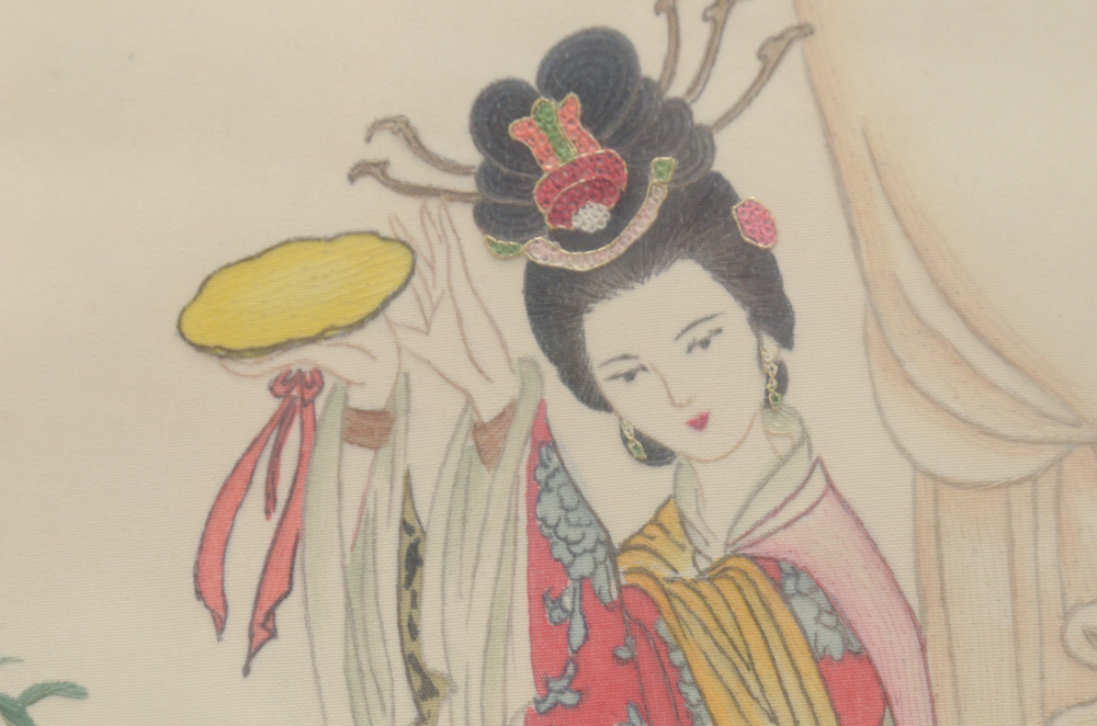 Chinese Prints "Inner Essence of Adornment" and "God of Wealth"