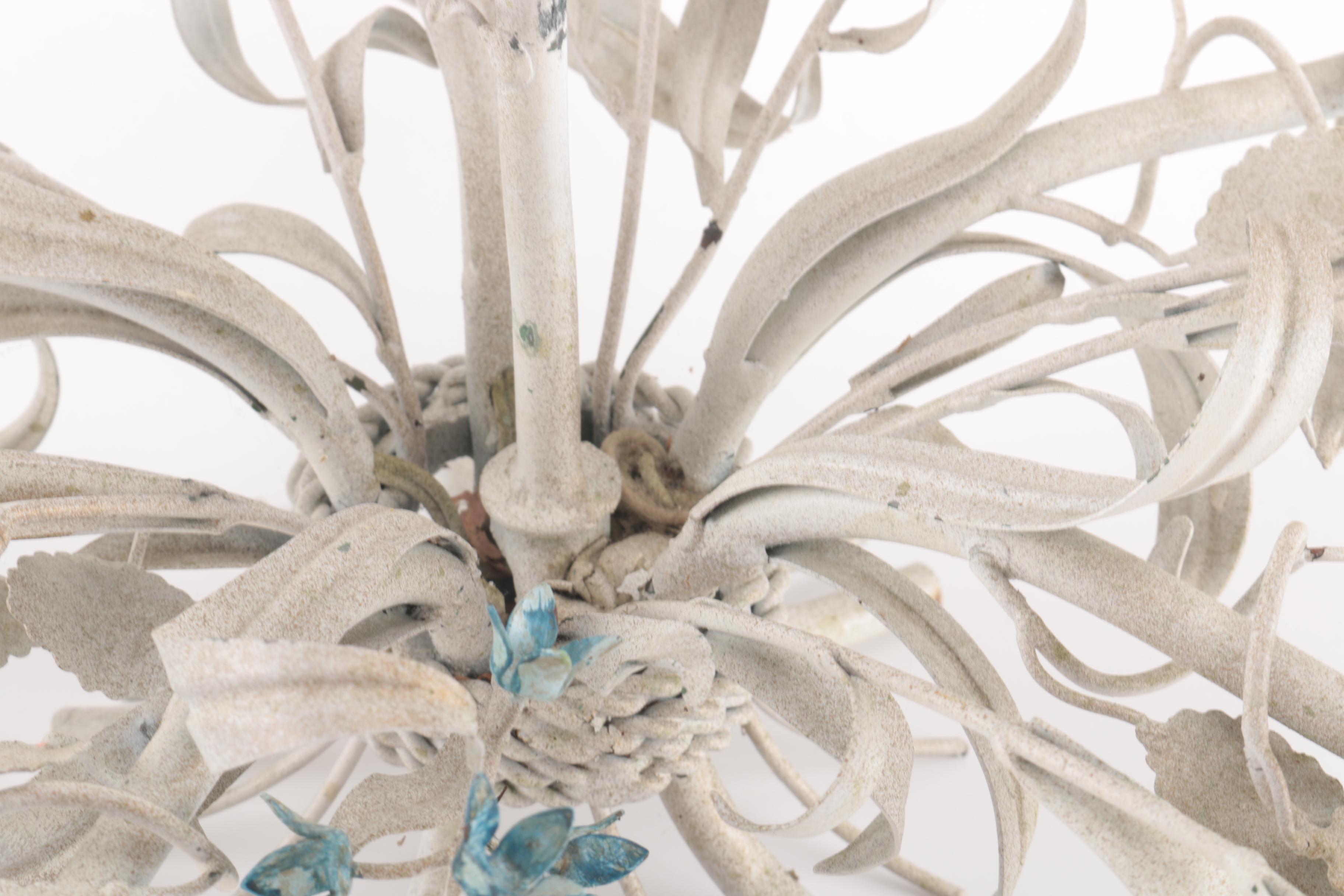 White Floral Chandelier