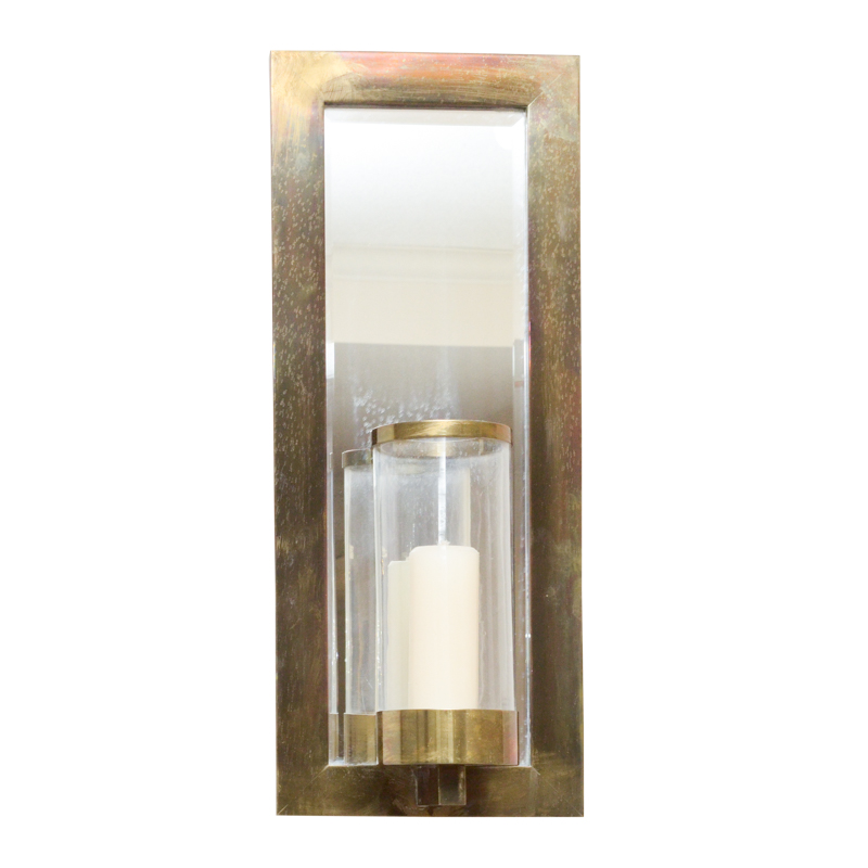 Vintage Chapman Mirrored Candle Sconce