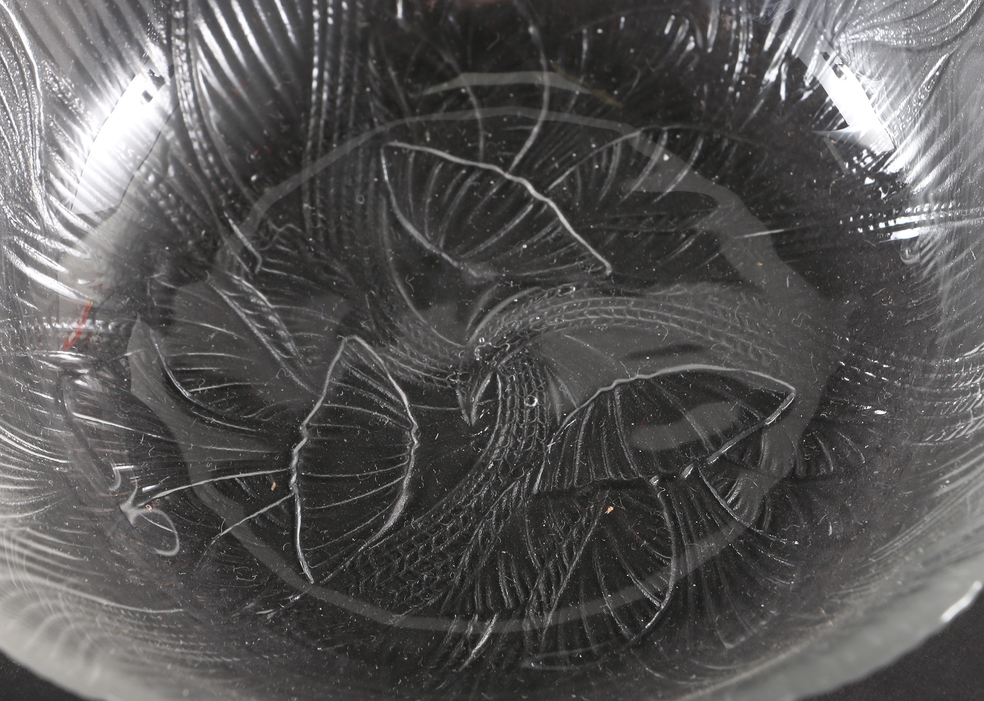 Reeded Glass Dish Set