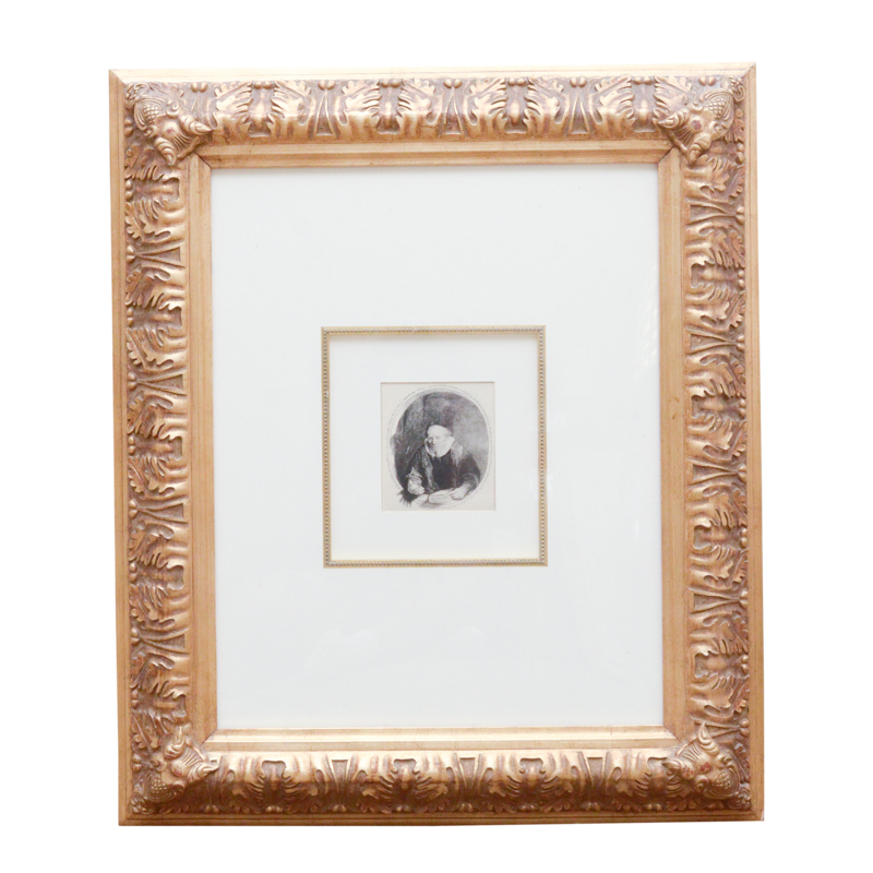 Rotogravure After Rembrandt Van Rijn's 'Jan Cornelius Sylvius'