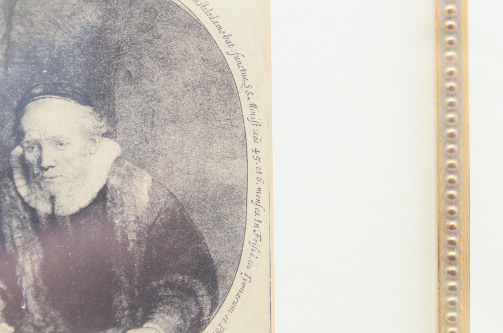 Rotogravure After Rembrandt Van Rijn's 'Jan Cornelius Sylvius'