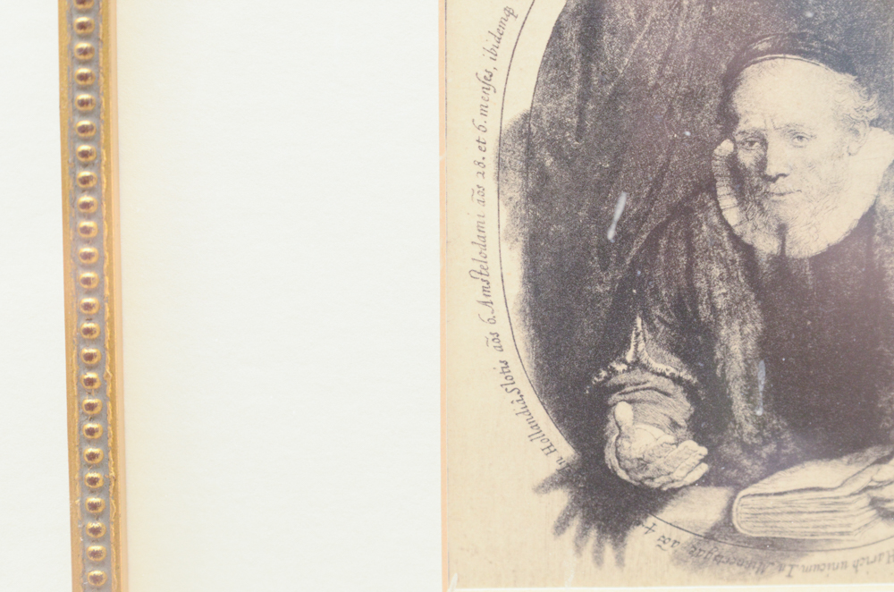 Rotogravure After Rembrandt Van Rijn's 'Jan Cornelius Sylvius'