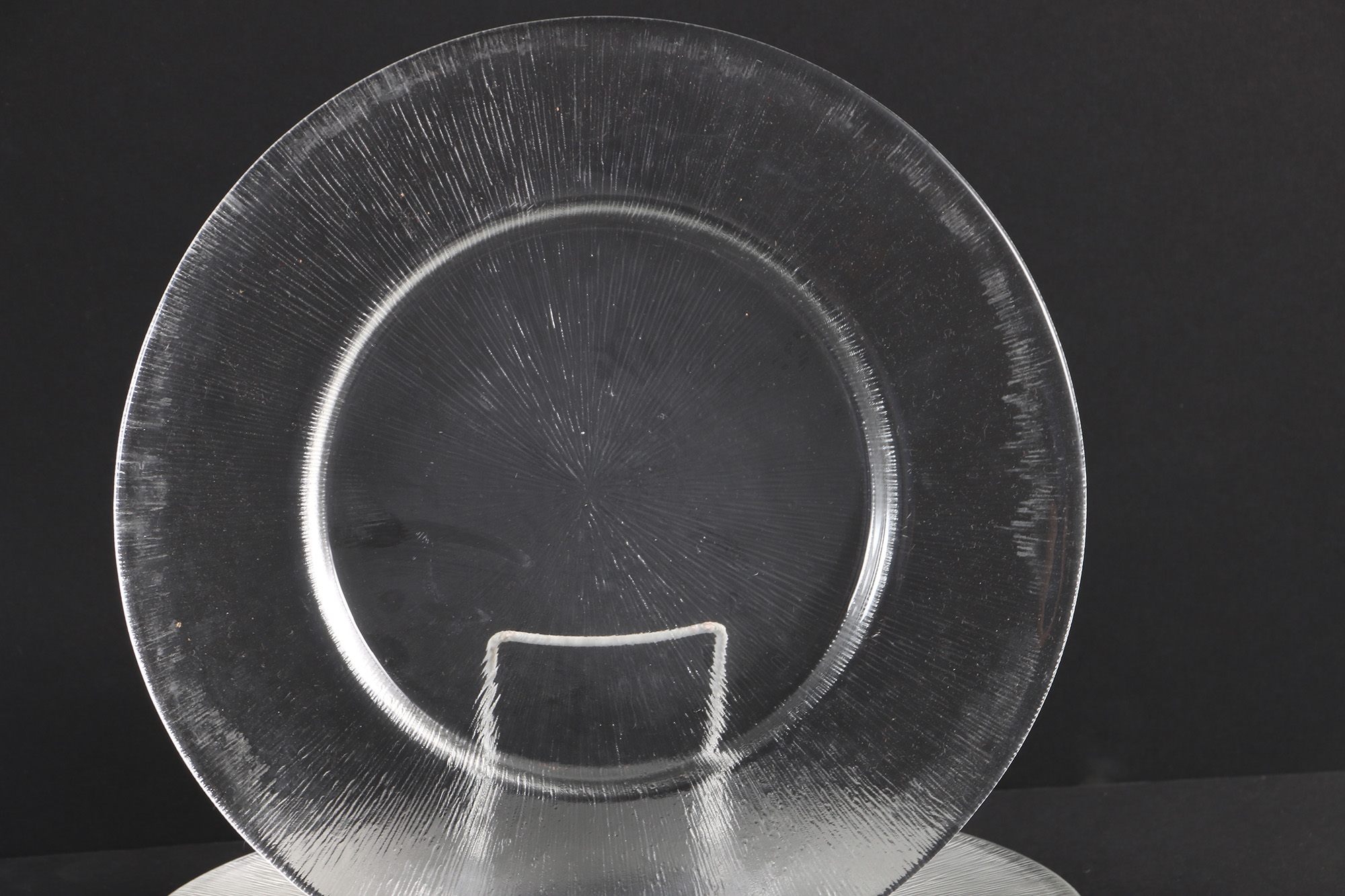 Reeded Glass Dish Set