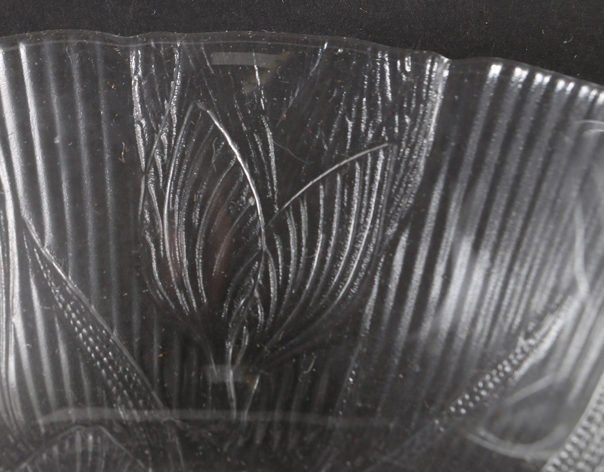 Reeded Glass Dish Set