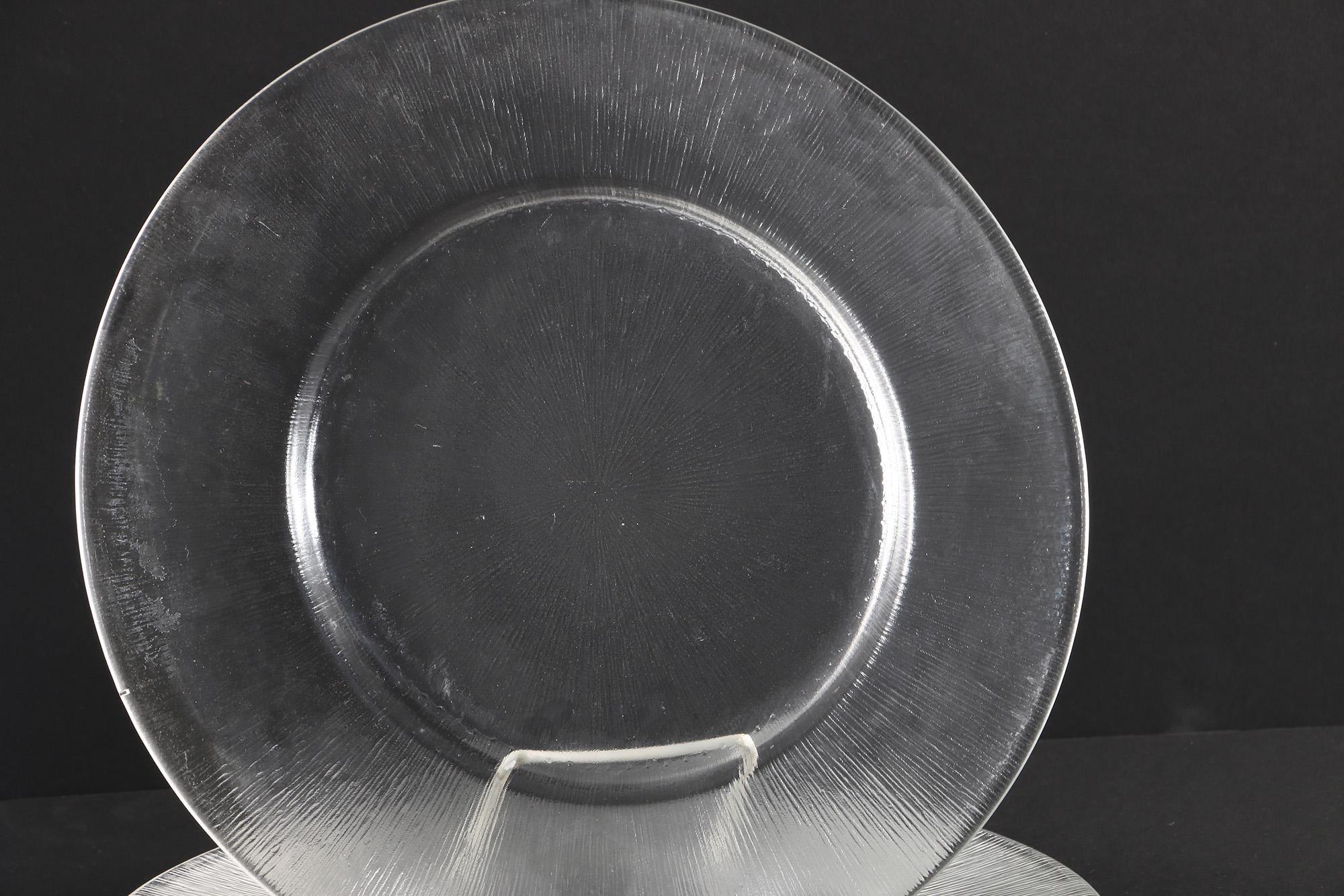 Reeded Glass Dish Set