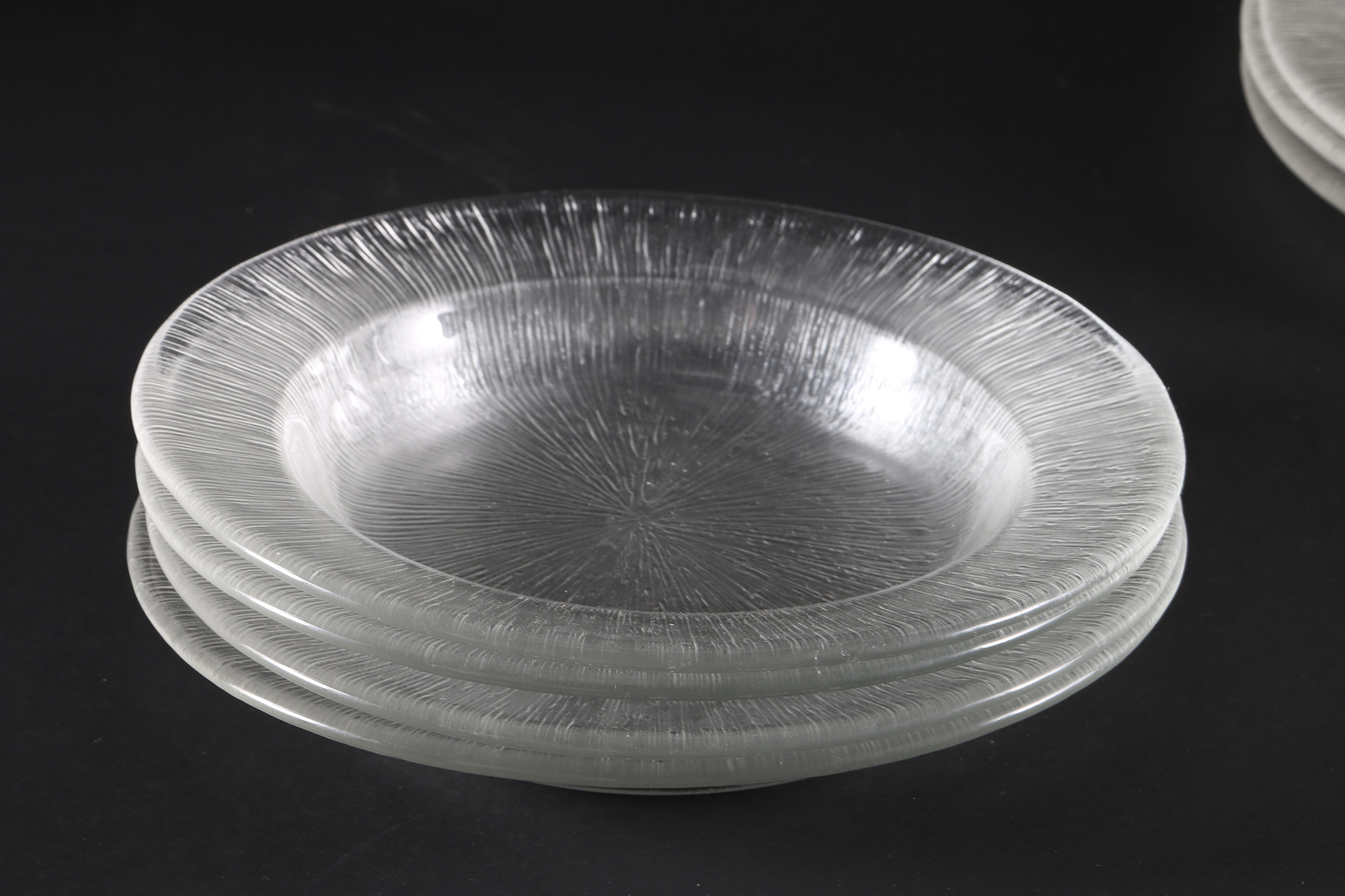 Reeded Glass Serveware