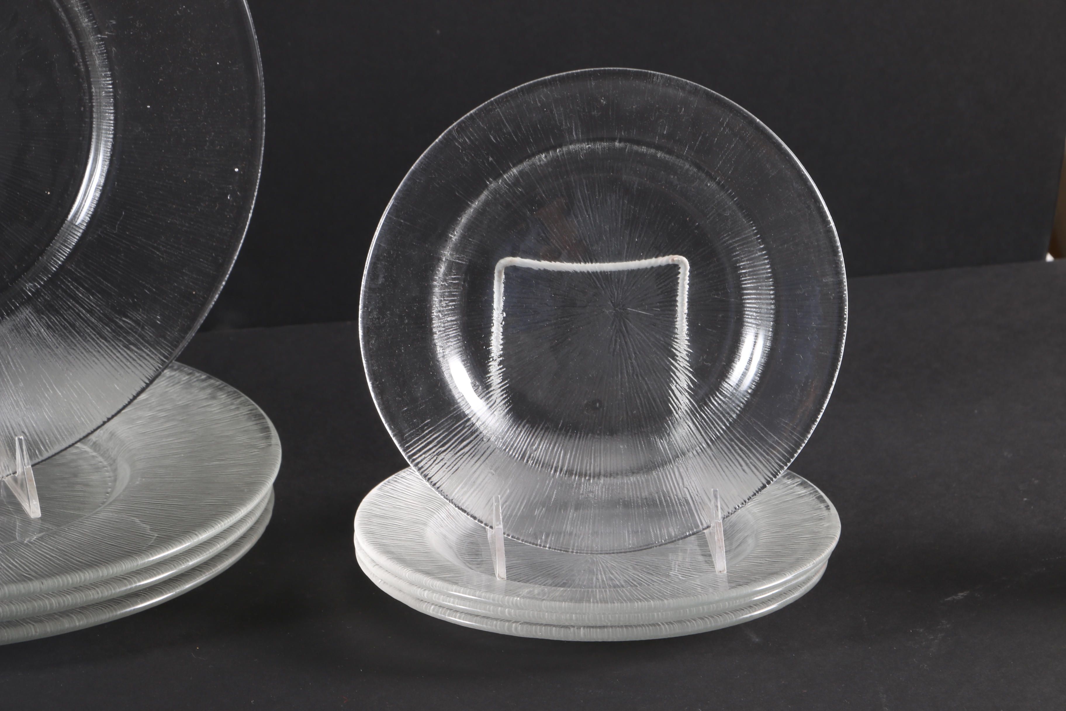 Reeded Glass Serveware