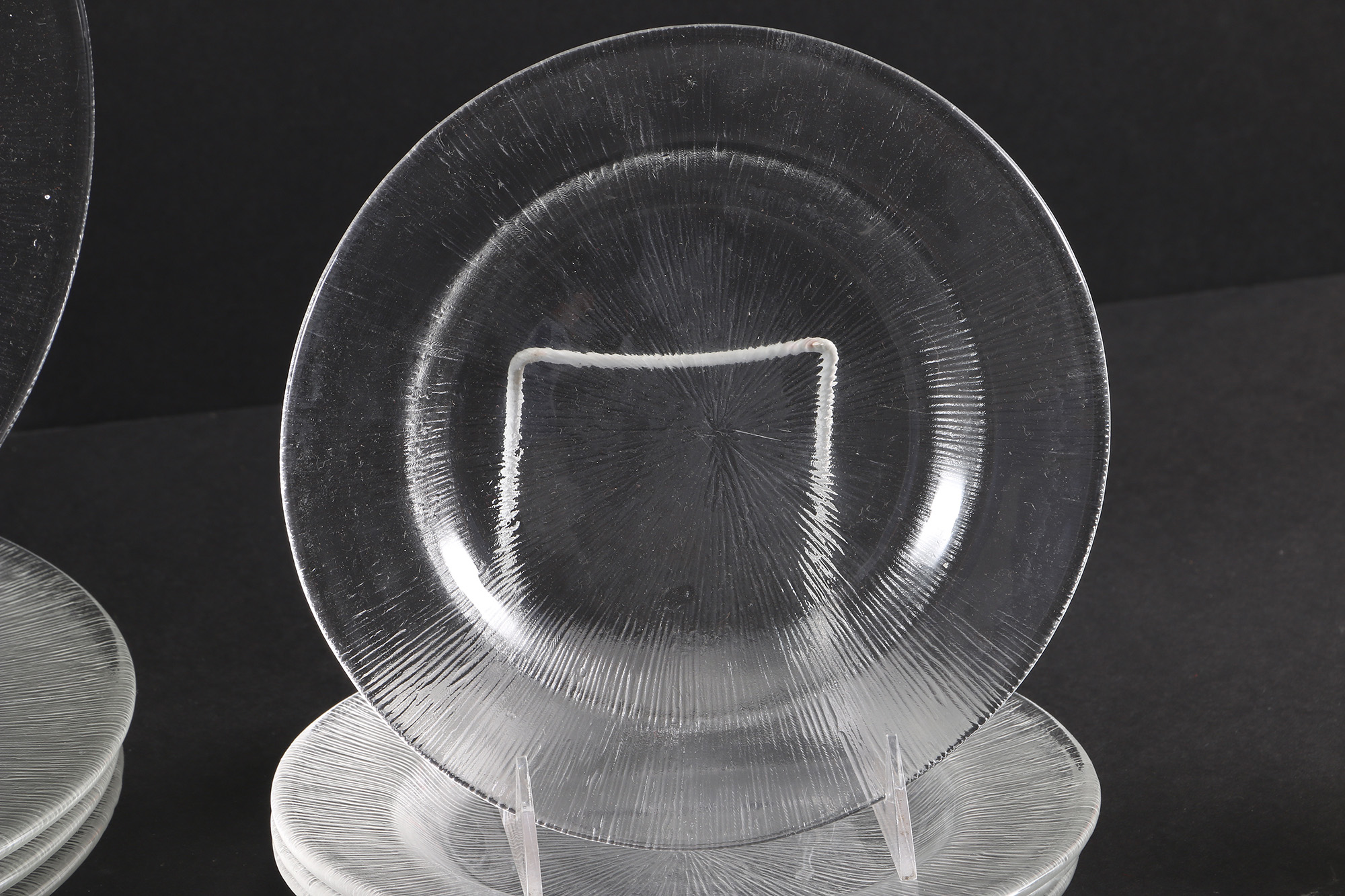 Reeded Glass Serveware