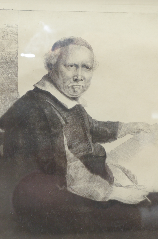 Lithograph After Amand Durand's Etching of Rembrandt