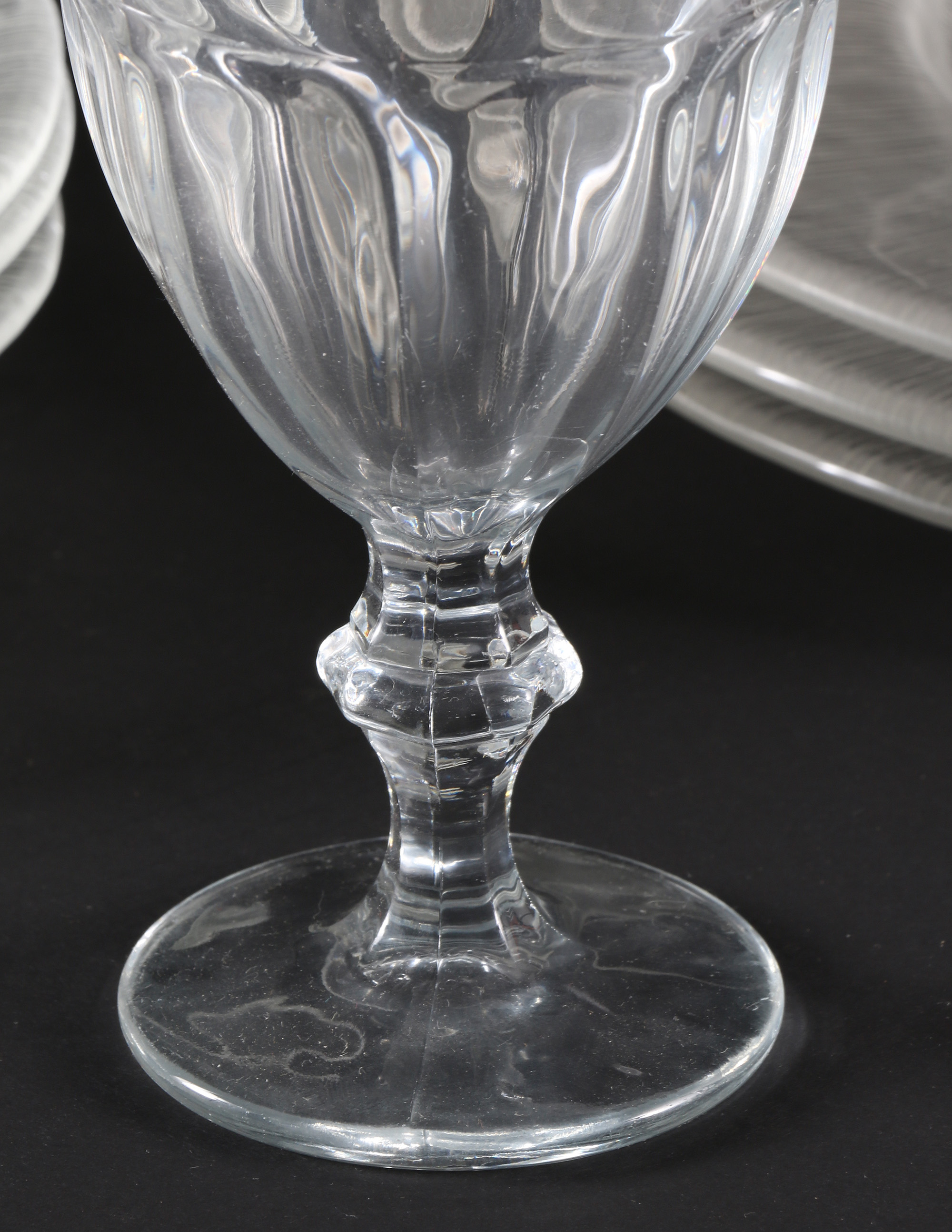 Textured Clear Glass Tableware