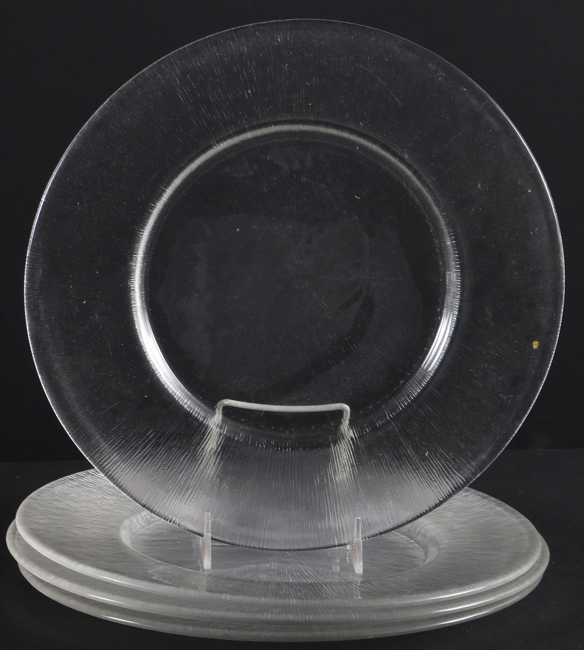 Textured Clear Glass Tableware