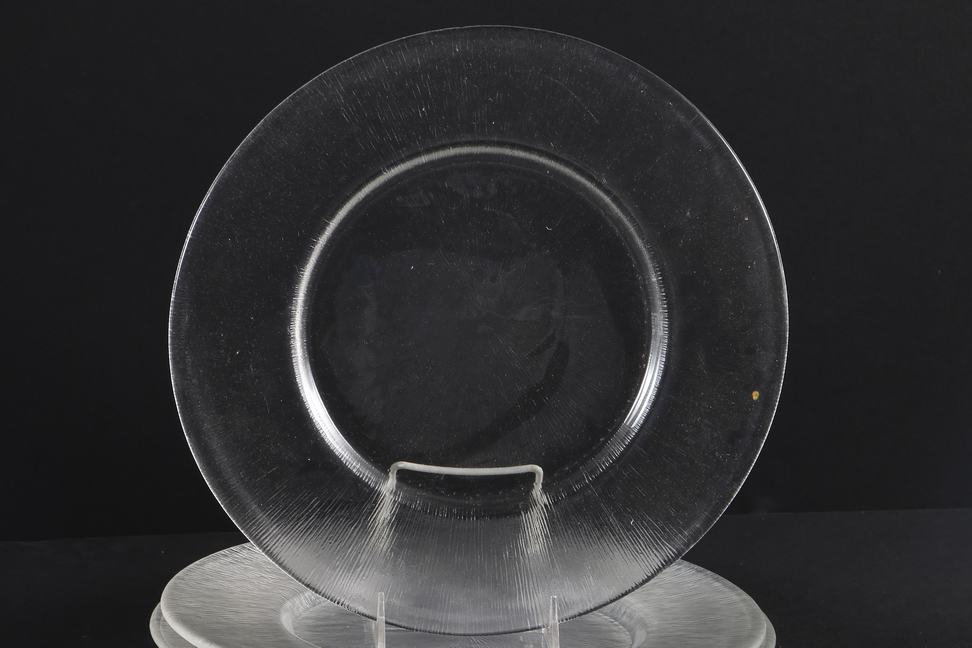 Textured Clear Glass Tableware
