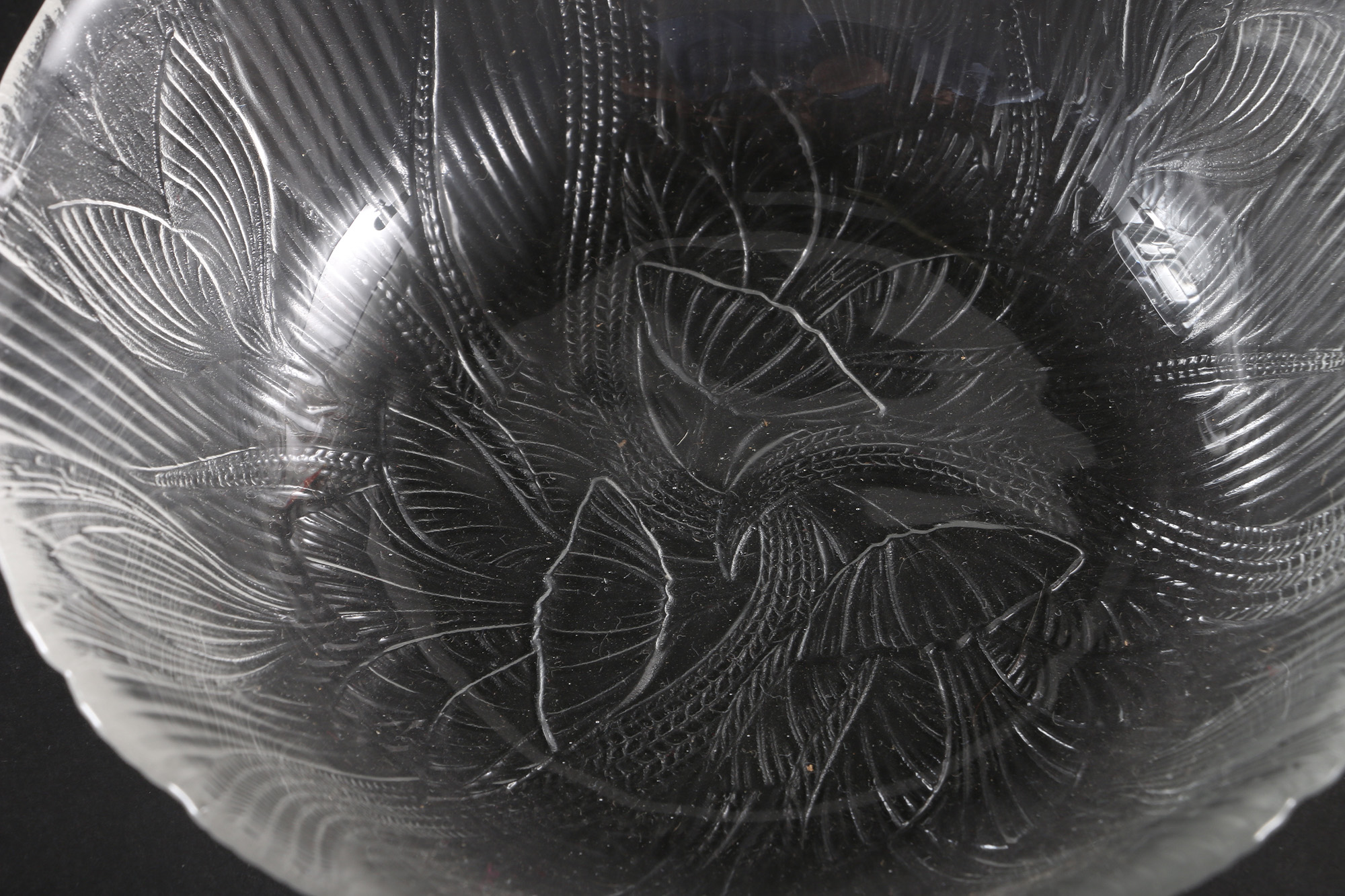 Reeded Glass Dish Set
