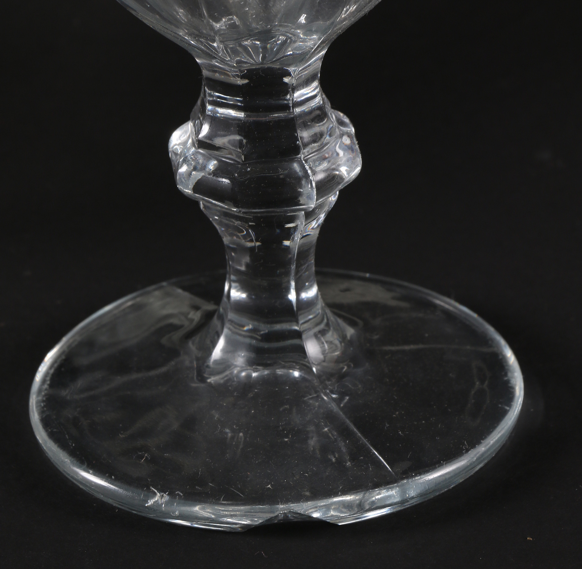 Reeded Glass Dish Set