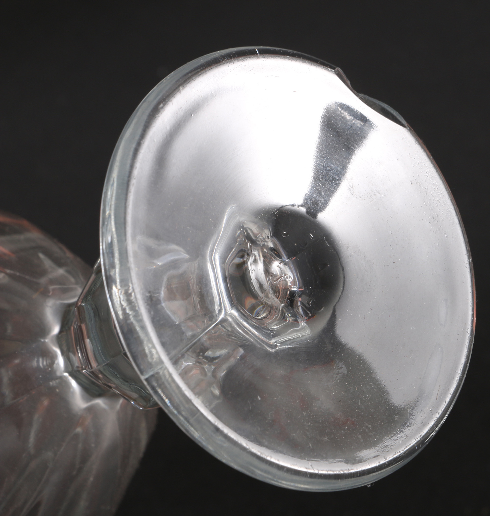 Reeded Glass Dish Set
