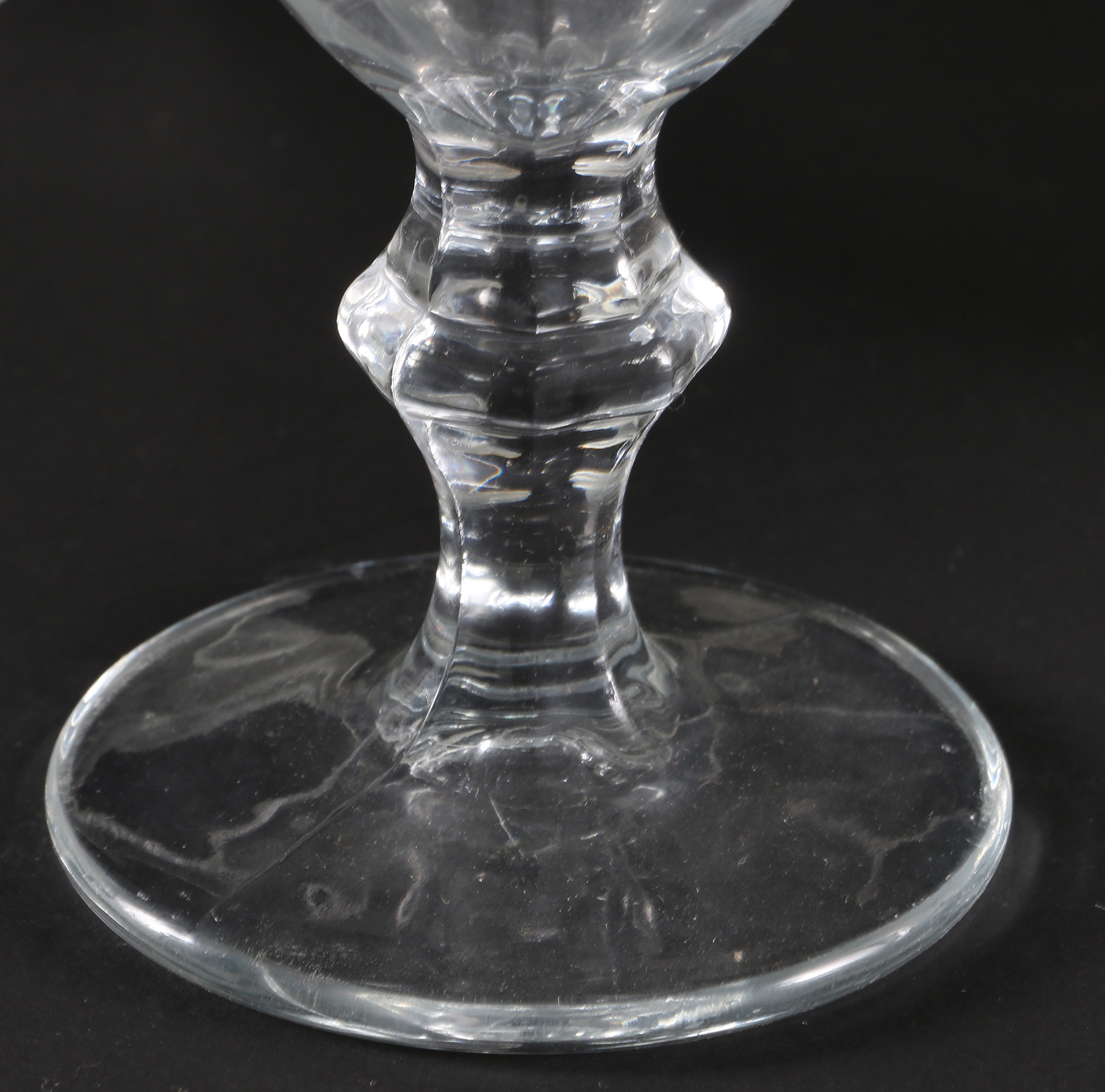 Reeded Glass Dish Set