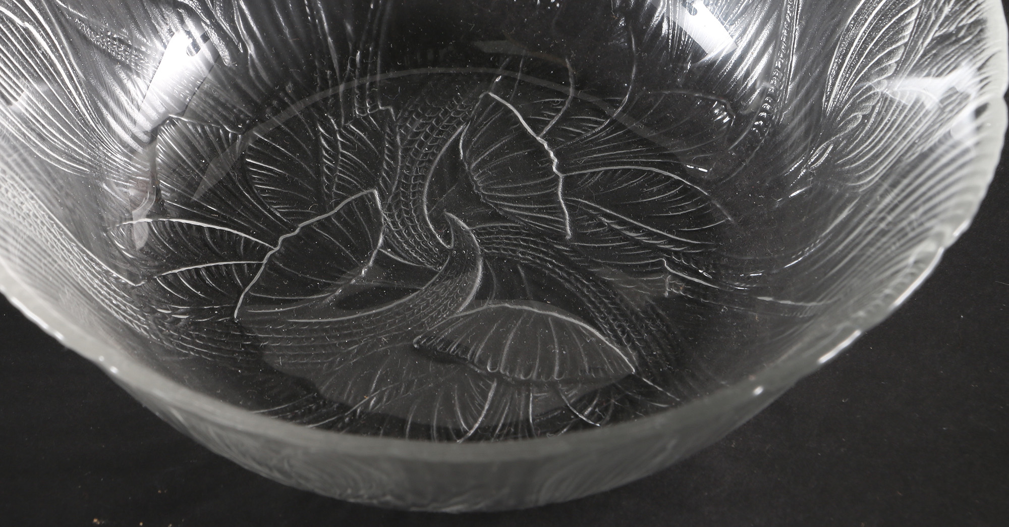 Textured Frosted Glass Serveware
