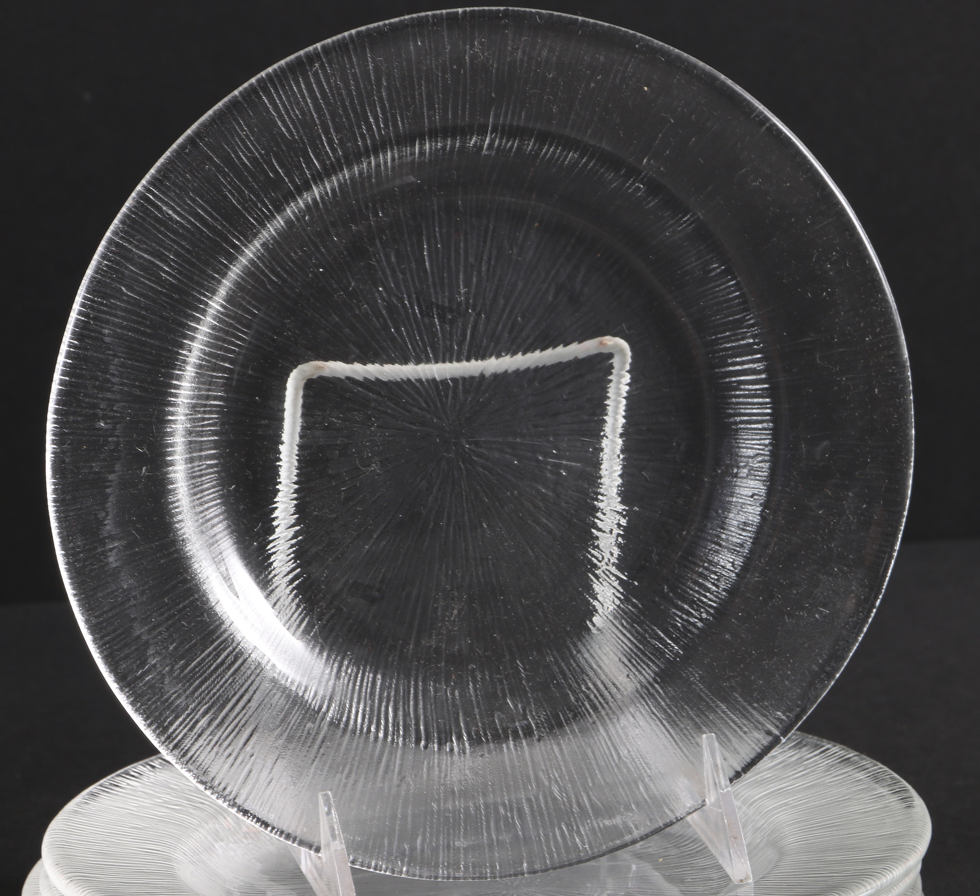 Textured Frosted Glass Serveware