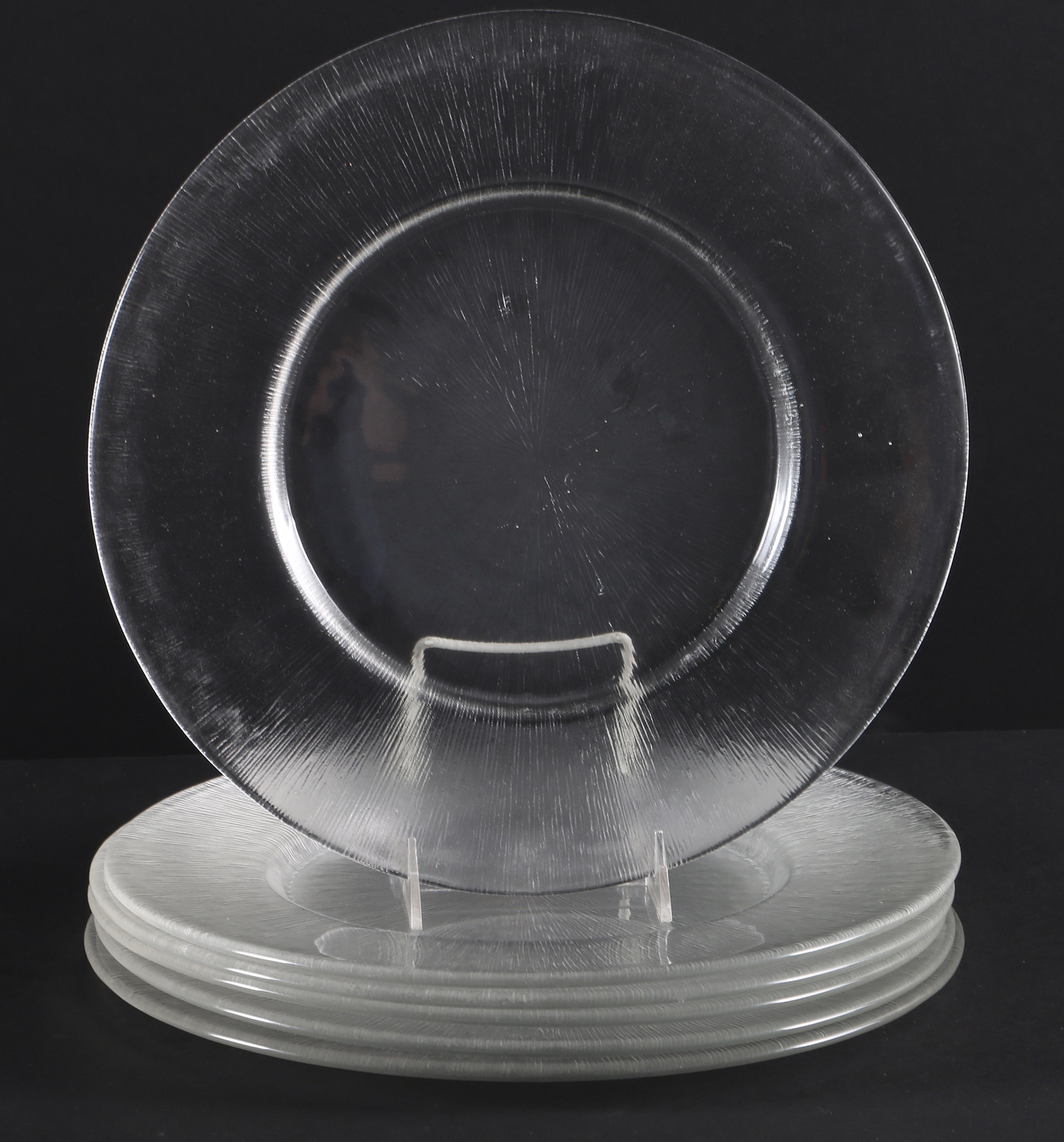 Textured Frosted Glass Serveware