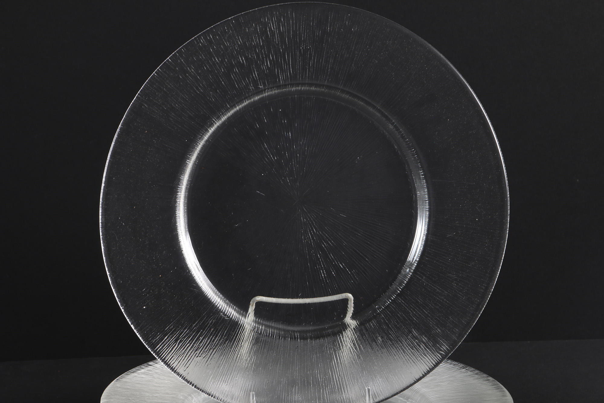Reeded Glass Dish Set