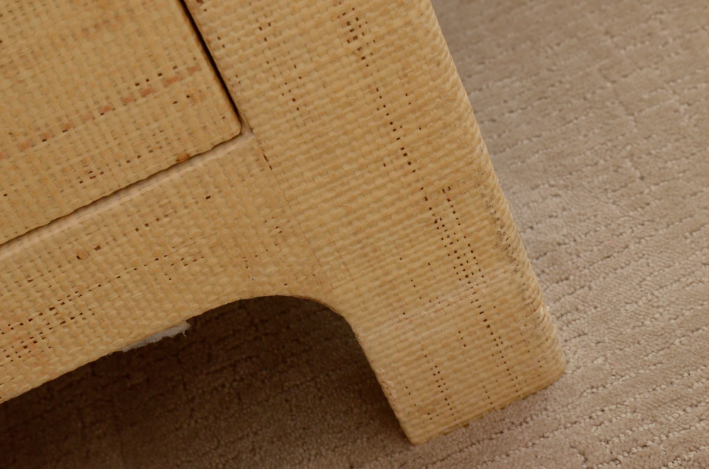 Credenza With Woven Veneer