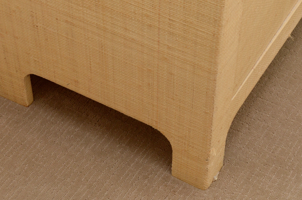 Credenza With Woven Veneer