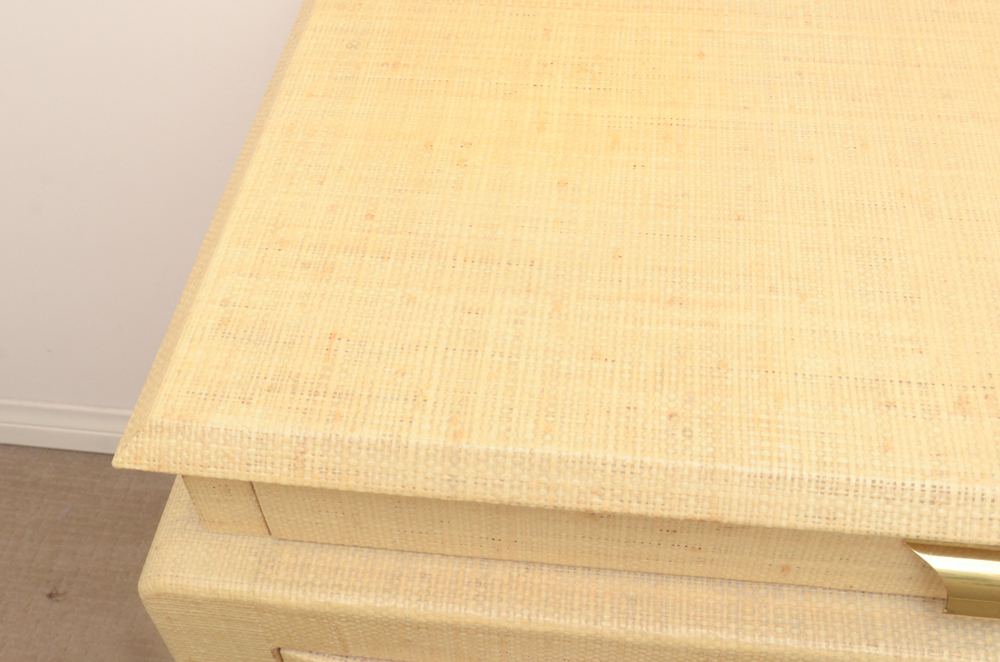 Credenza With Woven Veneer