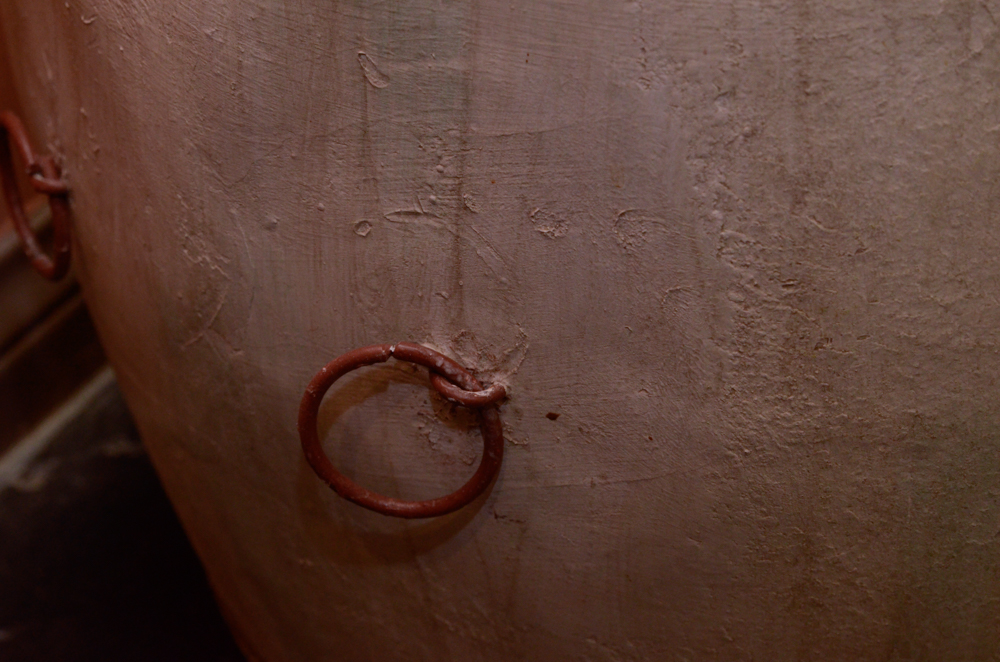 Barrel Shaped End Table
