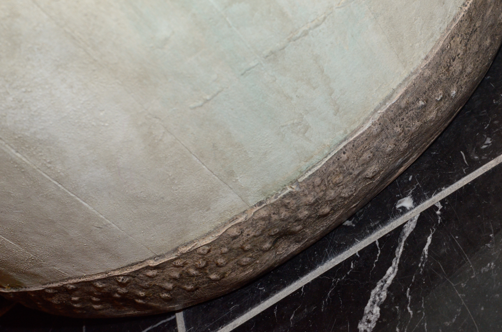 Barrel Shaped End Table