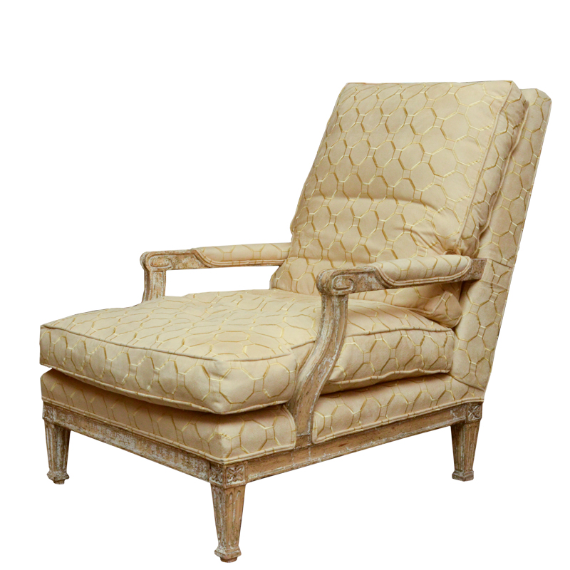 Pair of Louis XV Style Lounge Chairs