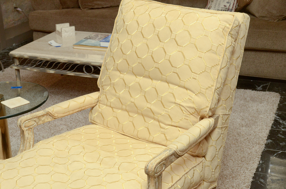 Pair of Louis XV Style Lounge Chairs