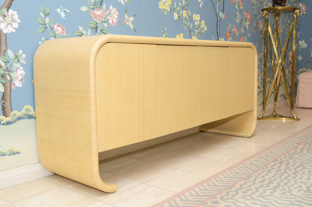 Contemporary Raffia Sideboard