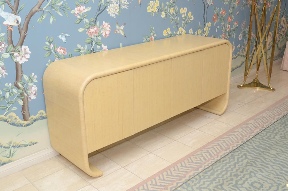 Contemporary Raffia Sideboard