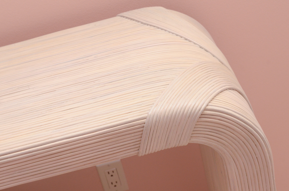 Composite Console Table With Reeding