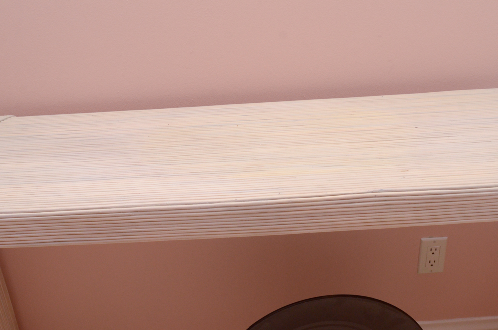 Composite Console Table With Reeding