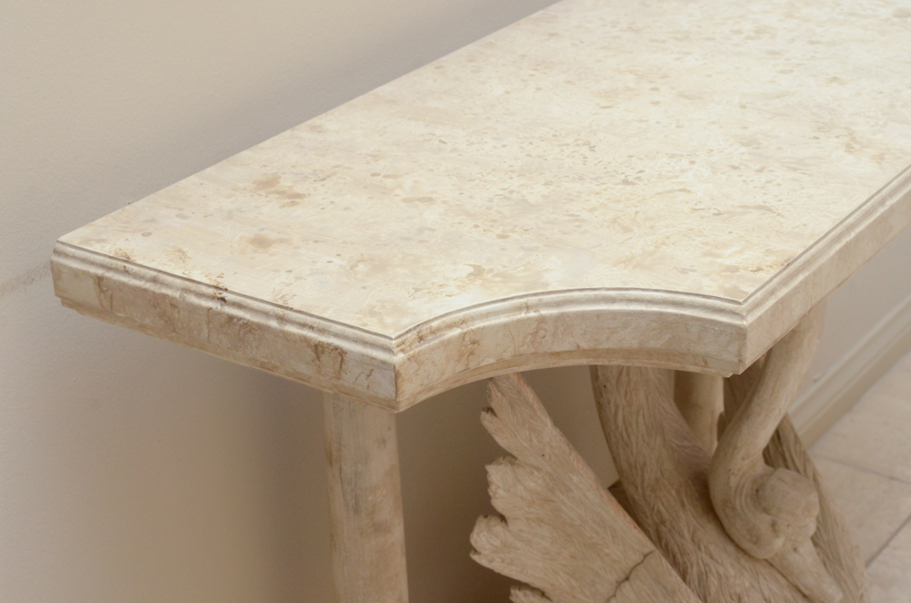 Swan Accented Console Table