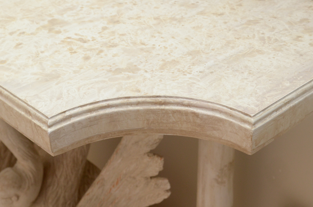 Swan Accented Console Table