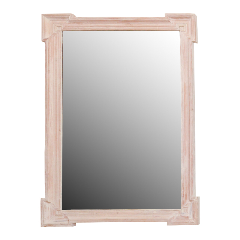 Wooden Framed Wall Mirror