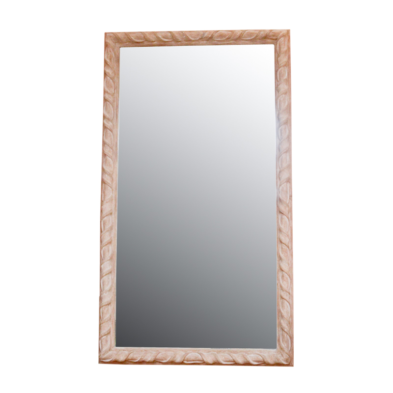 Large Wooden Wall Mirror
