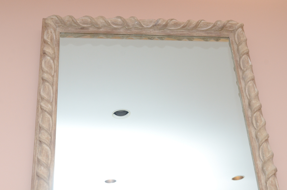 Large Wooden Wall Mirror