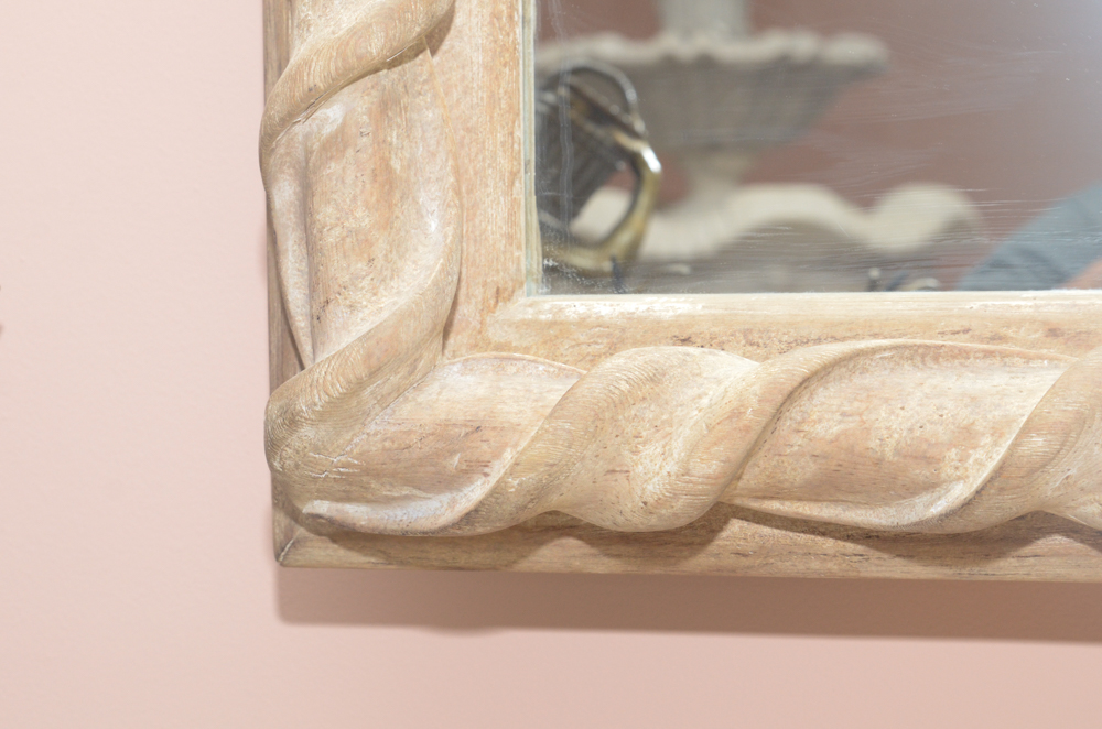Large Wooden Wall Mirror